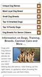 Mobile Screenshot of dogs-and-dog-advice.com